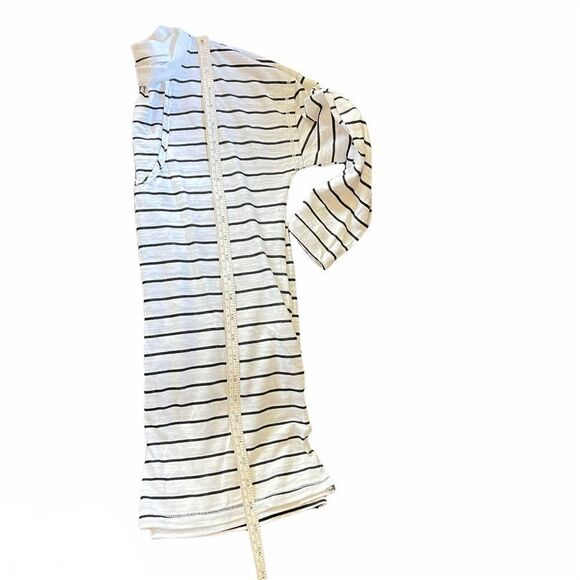 Lucky brand cutout striped burnout sheer tee t shirt top EUC XS extra small - Picture 10 of 13